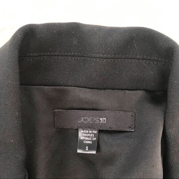 JOE’S JEANS Zebra Print Tuxedo Jacket Blazer Boyfriend Black Gray Small New‎ - Picture 4 of 9